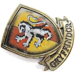 Gryffindor Lion Shield Money? Clip Stainless Steel Wallet Credit Red & Yellow